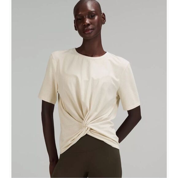 Lululemon Crescent T-Shirt Spark size 4 - Picture 1 of 6